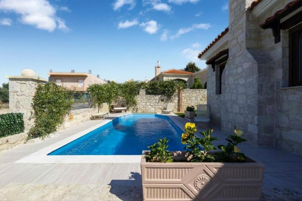 Heraklion Twins House - Private Pool Retreat Episkopí- Rethimno Zewnętrze zdjęcie