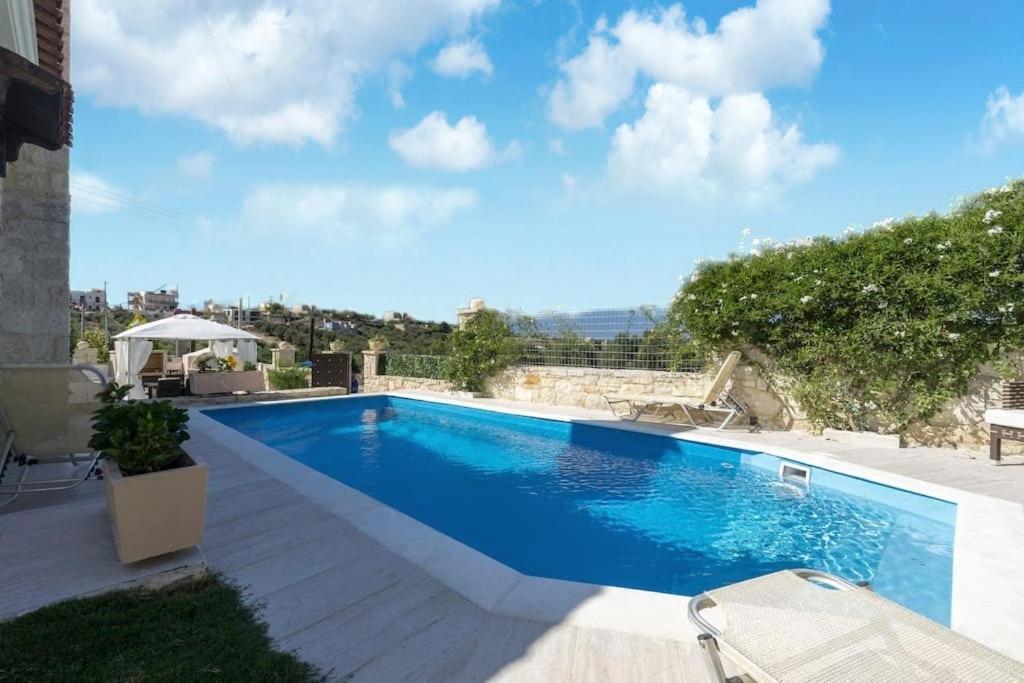 Heraklion Twins House - Private Pool Retreat Episkopí- Rethimno Zewnętrze zdjęcie